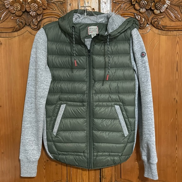Premium Apparel Crafters Jackets & Blazers - Premium Apparel Crafters Puffer/Sweatshirt Hoodie